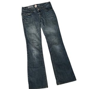 MOSSIMO SUPPLY CO. Jeans Bootcut Denim Medium Wash Blue Jeans JRs SZ 5